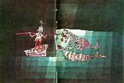 Paul Klee stridsscen i den fantastiska komiska operan china oil painting artist